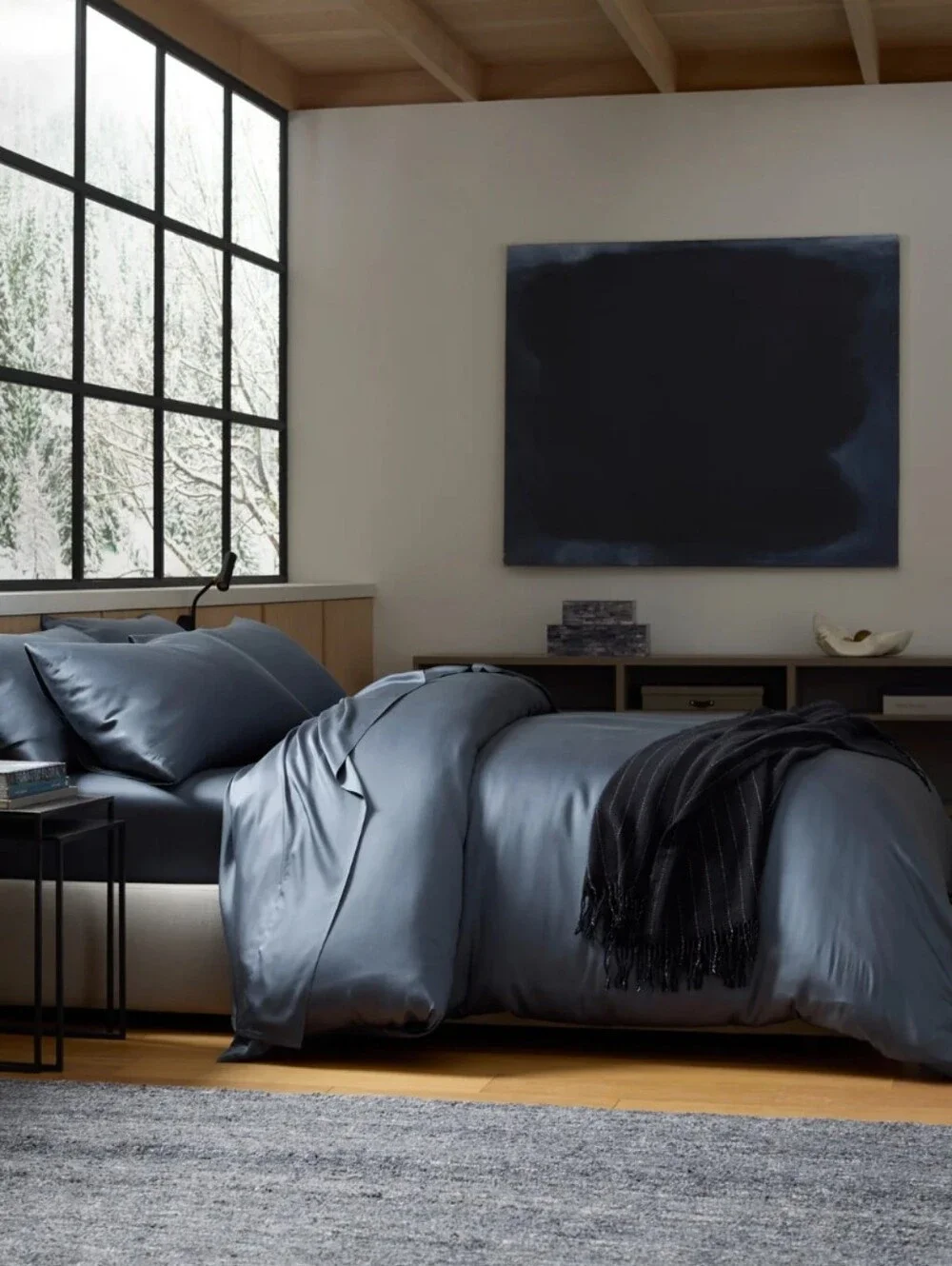 Cozy Earth Bamboo Sheet Set -King size- Pacific Blue